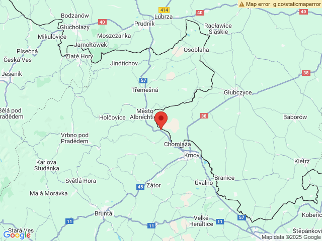 Google map: Linhartovy 15, 793 95 Město ALbrechtice